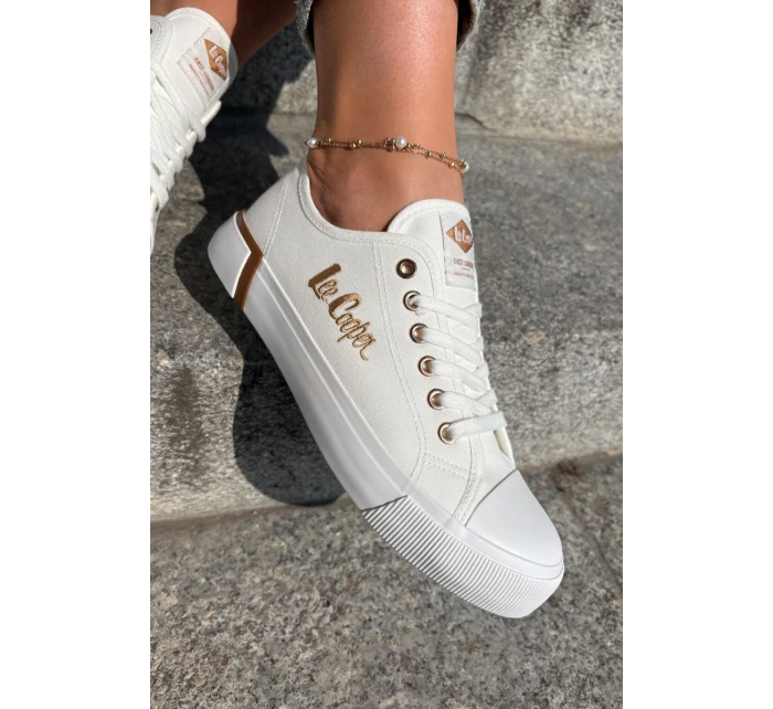 Dámské Textilní Tenisky model 21693288 Bílé - Lee Cooper