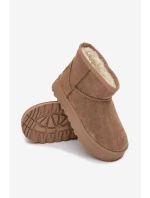 Dětské sněhule s z kožešiny Big Star Béžové model 21708585 - Big Star Shoes Dětské sněhule s z kožešiny Big Star Béžové model 21708585 - Big Star Shoes