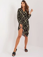 Šaty D73771M30427B khaki