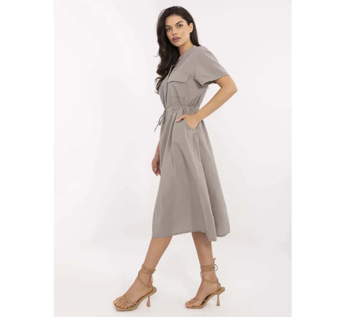 Sukienka MI SK model 21133054 ciemny bezowy - FPrice