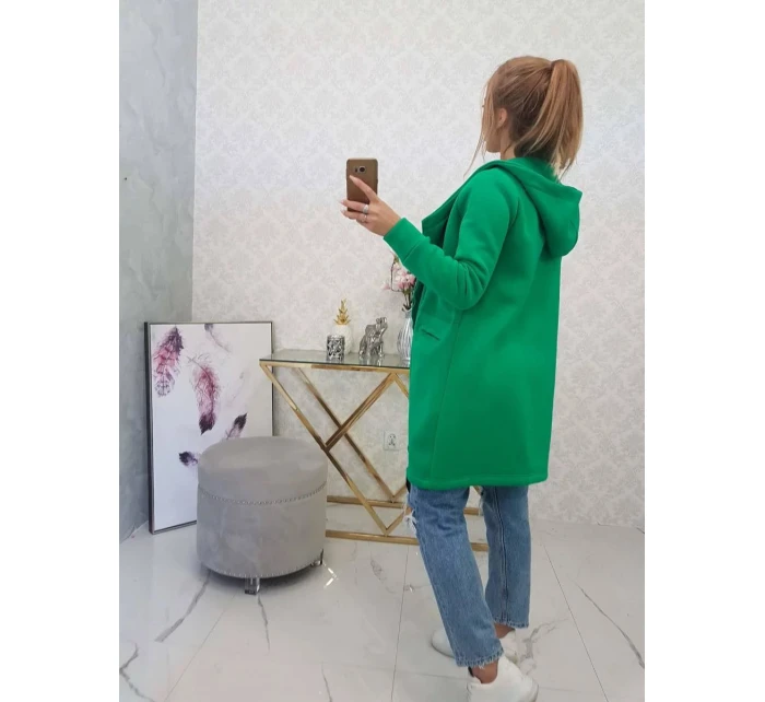Zateplená mikina s kapucí model 21099104 zelená - Kesi