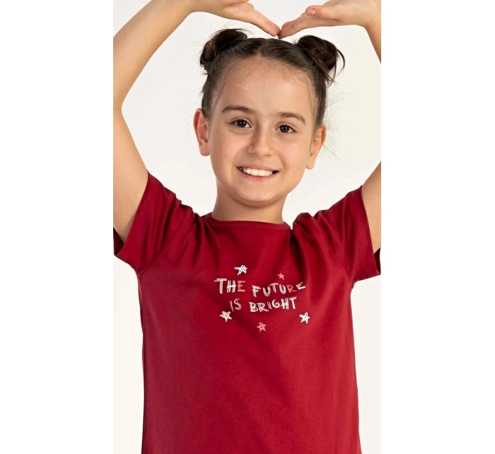 Dětská noční košile s krátkým rukávem Hvězdičky