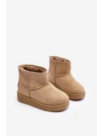 Dětské zimní boty s izolací Big Star model 21637255 Bežové - Big Star Shoes