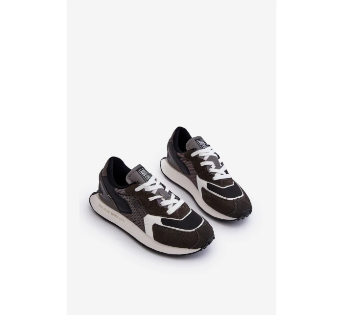 Sportovní pánské tenisky s paměťovou pěnou Memory Foam System Big Star NN174347 Černé