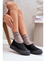 Dámské Sněhule Na Platformě S Svrškem Černé model 21676505 - Boto Dámské Sněhule Na Platformě S Svrškem Černé model 21676505 - Boto