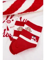 Dámské vánoční ponožky s pruhy model 21786671 - Aura.via