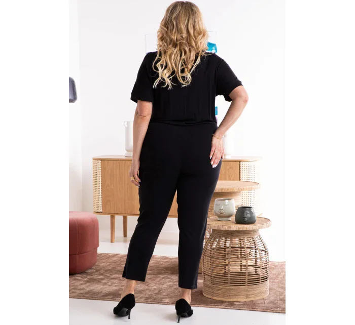 Dámská kombinéza Ibiza model 19905330 černá - Karko Dámská kombinéza Ibiza model 19905330 černá - Karko