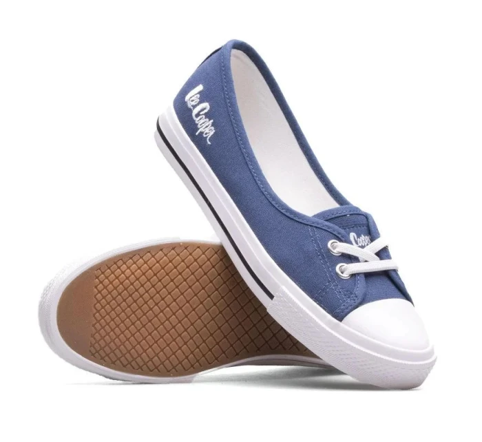 Dámské sportovní boty model 21266061 Modrá jeans s bílou - Lee Cooper