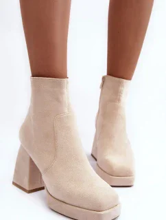 Boty na podpatku  model 186466 Step in style