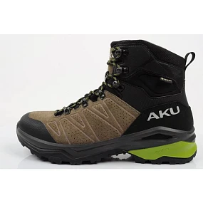 Aku pánská trekingová sportovní obuv Adapta Gore-tex kožená černá zelená