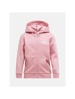 Dětská mikina PEAK PERFORMANCE Jr Original Small Logo Hood, růžová