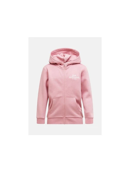 Dětská mikina PEAK PERFORMANCE Jr Original Small Logo Hood, růžová