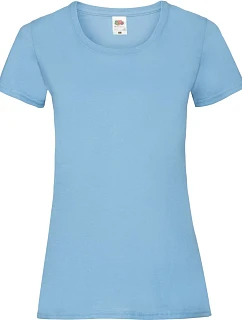 Fruit of the Loom Lady-Fit Valueweight T Dámské tričko 16.1372 sky blue