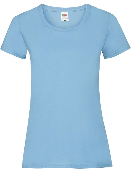 Fruit of the Loom Lady-Fit Valueweight T Dámské tričko 16.1372 sky blue Fruit of the Loom Lady-Fit Valueweight T Dámské tričko 16.1372 sky blue