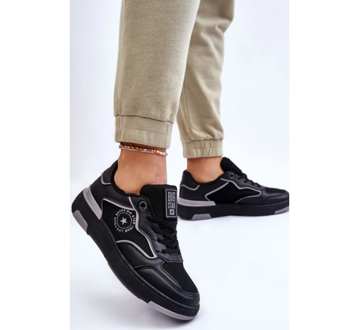 Dámská sportovní obuv Big Star model 21608865 Černá a šedá - Big Star Shoes Dámská sportovní obuv Big Star model 21608865 Černá a šedá - Big Star Shoes
