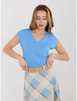 T shirt D12041AH02570C niebieski