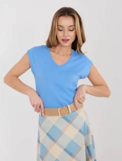 T shirt D12041AH02570C niebieski