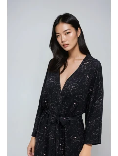 Šaty Koi Béžová a černá - Babella