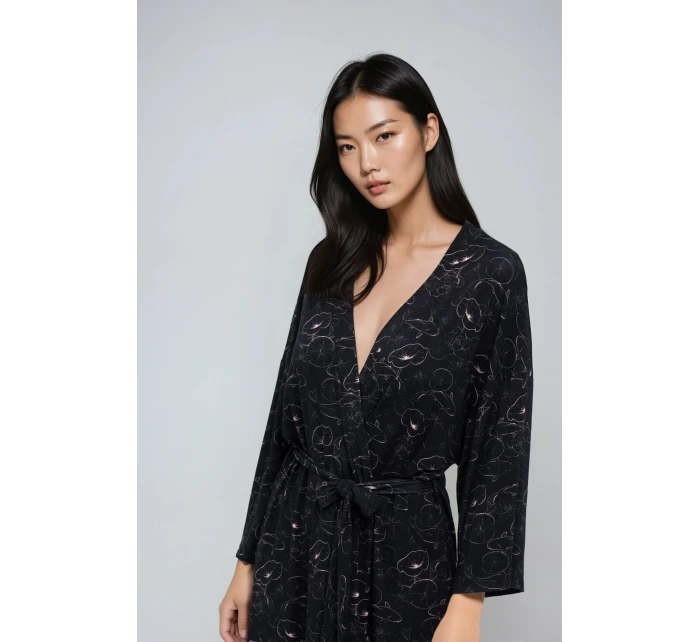 Šaty Koi Béžová a černá - Babella