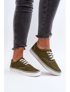 Klasické dámské tenisky Tenisky tmavě zelené Olvali