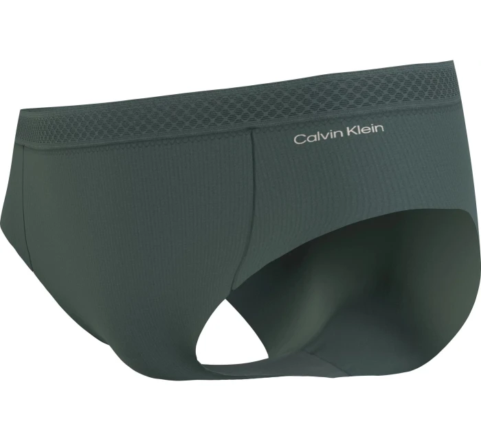 Dámské kalhotky BIKINI 000QF6308ELE7 khaki - Calvin Klein