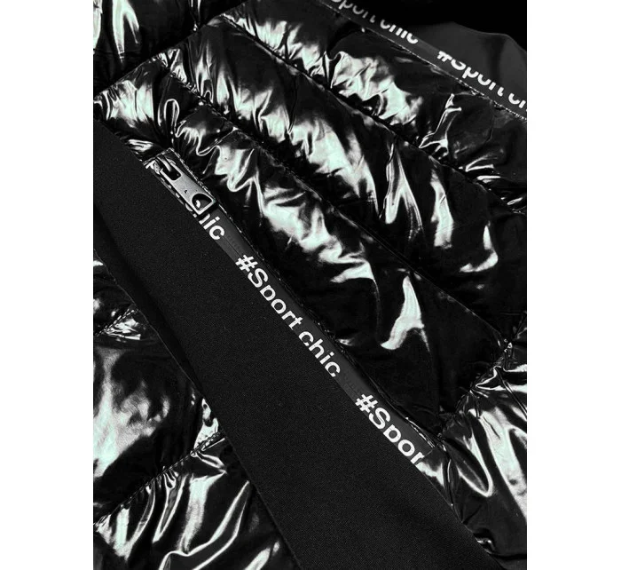 PRZEJŚCIOWA KRÓTKA KURTKA Z CZARNA model 21244607 - YES!PINK