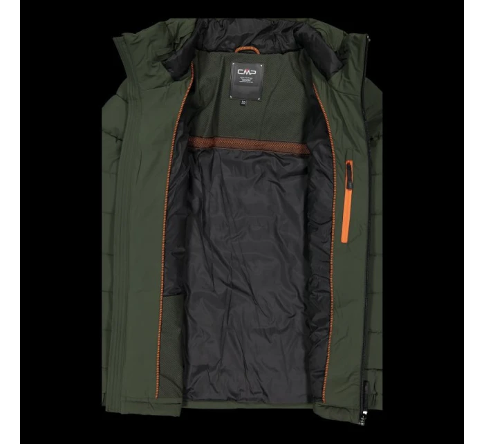 CMP pánská zimní sportovní bunda s kapucí zateplená zelená (34K0167/F905) CMP pánská zimní sportovní bunda s kapucí zateplená zelená (34K0167/F905)