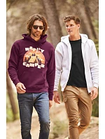 Fruit of the Loom Premium Hooded Sweat Jacket Mikina s kapucí 16.2034 classic olive Fruit of the Loom Premium Hooded Sweat Jacket Mikina s kapucí 16.2034 classic olive