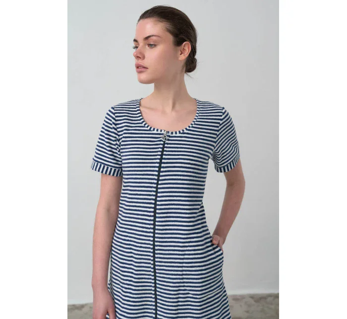 Vamp - Pohodlné celopropínací froté šaty 16930 - Vamp Vamp - Pohodlné celopropínací froté šaty 16930 - Vamp