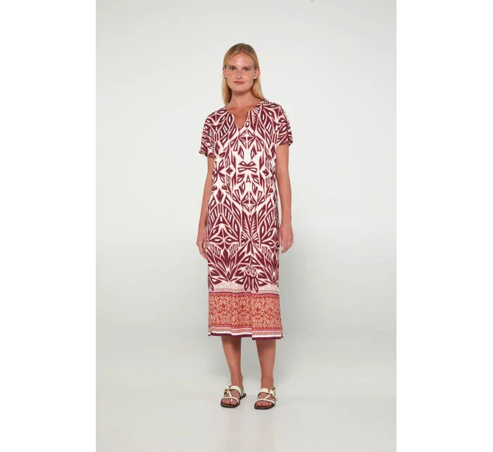 Vamp - Dlouhé šaty s potiskem 20487 - Vamp