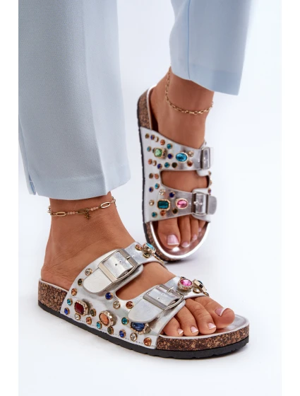 Dámské Žabky S Stříbrné model 21660457 - S.Barski Dámské Žabky S Stříbrné model 21660457 - S.Barski