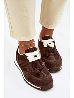 Kožené tenisky Vinceza Dámské 86427 Čokoládové Kožené tenisky Vinceza Dámské 86427 Čokoládové