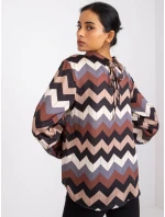 Halenka DHJ BZ 12311.49P černá a béžová Halenka DHJ BZ 12311.49P černá a béžová