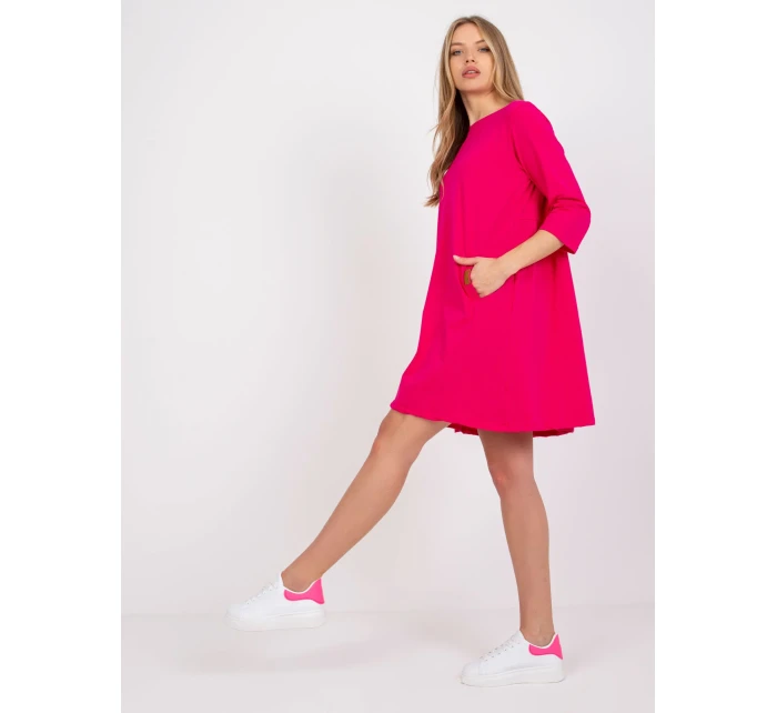 Šaty RV SK model 17047402 fuchsiová - FPrice Šaty RV SK model 17047402 fuchsiová - FPrice