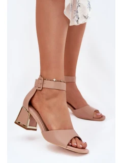 Sandály na podpatku  model 213929 Step in style