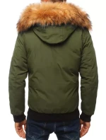 Pánská zimní zelená bunda FashionStreet TX3941