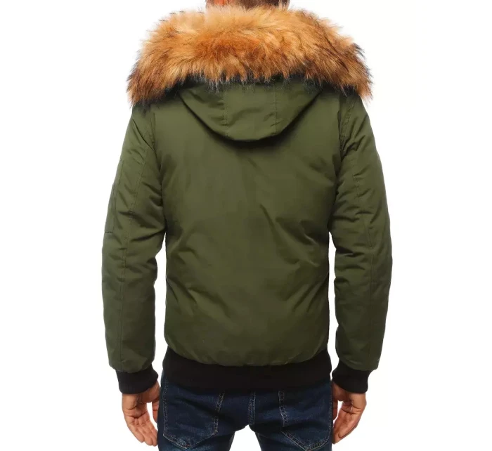 Pánská zimní zelená bunda FashionStreet TX3941