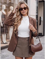 Dámský svetr s polovičním rolákem white Dstreet model 21990927 - FashionStreet