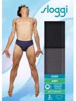 sloggi men EVER Airy Brief C2P - BLACK COMBINATION - SLOGGI BLACK COMBINATION - SLOGGI