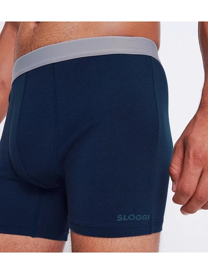 sloggi men GO ABC 2.0 Short 2P - BLUE - SLOGGI BLUE - SLOGGI