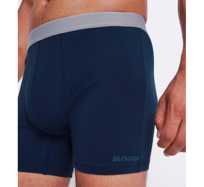sloggi men GO ABC 2.0 Short 2P - BLUE - SLOGGI BLUE - SLOGGI