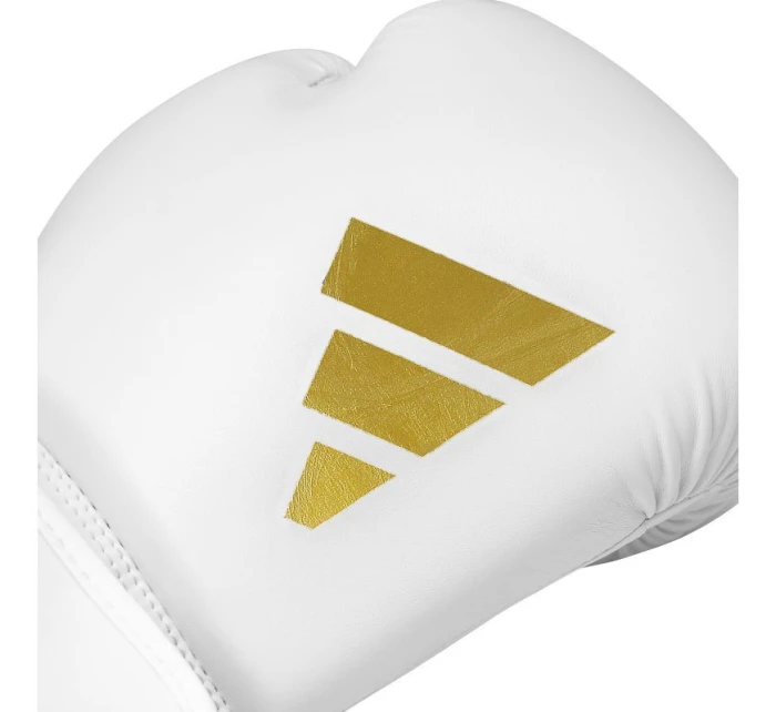 Bílo-zlaté boxerské rukavice Adidas SPEED 50 Bílo-zlaté boxerské rukavice Adidas SPEED 50