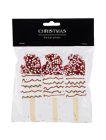 ZMRZLINOVÁ DEKORACE ZÁVĚSNÁ CETKA 3KS BÍLÁ