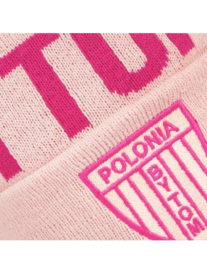 Zimní čepice Polonia Bytom - růžová Zimní čepice Polonia Bytom - růžová