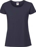Fruit of the Loom Lady-Fit Iconic 195 T Dámské tričko z těžké bavlny 16.1424 deep navy
