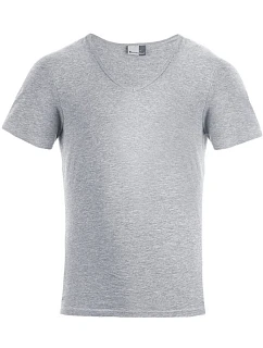 Promodoro 3082 Pánské tričko "Slim Fit" s výstřihem do V 40.3082 sports grey