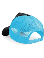 Beechfield B 640 5 panelová Trucker kšiltovka 53.0640 black/surf blue