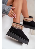 Dámské Sněhule S Vzorem Na Platformě Černé model 21678552 - Boto Dámské Sněhule S Vzorem Na Platformě Černé model 21678552 - Boto