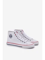 Pánské Textilní Tenisky Big Star NN174305 HI-POLY SYSTEM Bílé Pánské Textilní Tenisky Big Star NN174305 HI-POLY SYSTEM Bílé