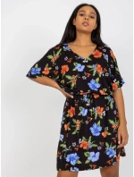 Šaty RV SK 8078.80 černé a modré